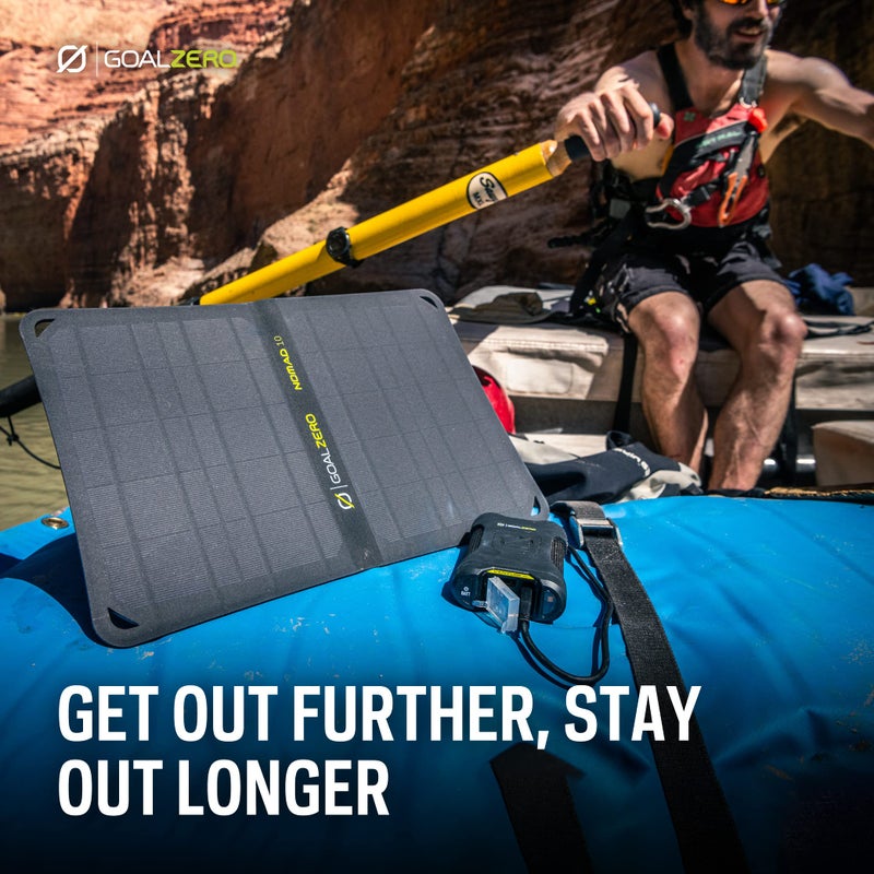 Goal Zero Nomad 10, Foldable Monocrystalline 10 Watt Solar Panel with USB Port, Portable Solar Panel Backpacking, Hiking and Travel. Lightweight Backpack Solar Panel Charger with Adjustable Kickstand - Image 2